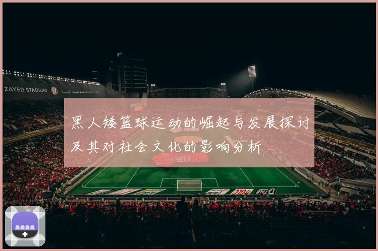 黑人矮篮球运动的崛起与发展探讨及其对社会文化的影响分析